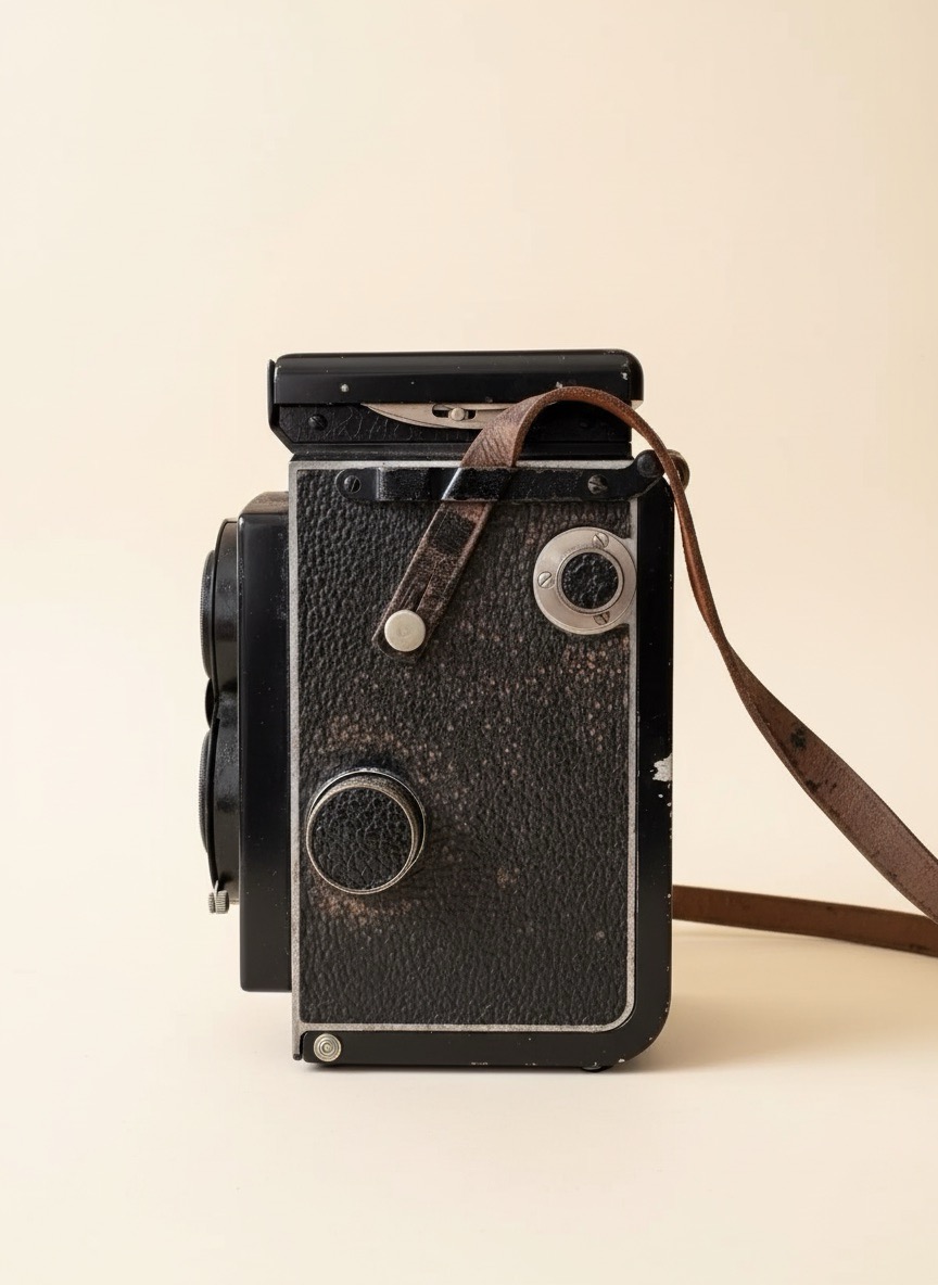 Rolleiflex 6x6 de dos objetivos con obturador Compur - 4